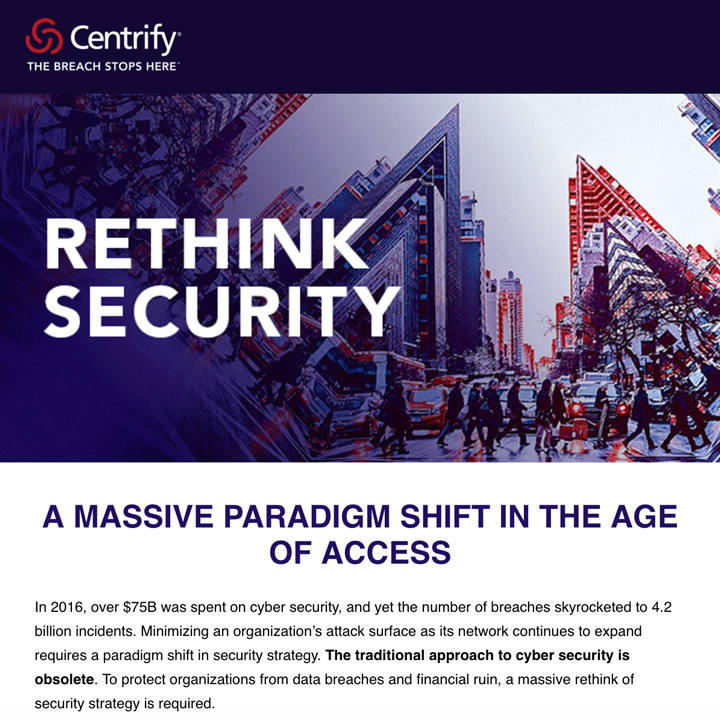 Centrify Brand Email